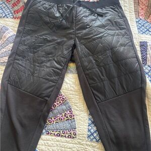 Women's Black 3/4 Flylow Puffy Pants
